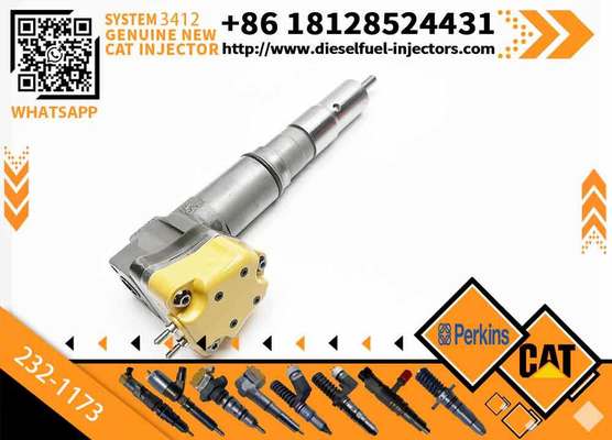 Common Rail Fuel Injector Excavator Parts Engine 3408 3412 Fule Injetor 232-1173 232-1183 232-1168 174-7528 174-7526 for CAT