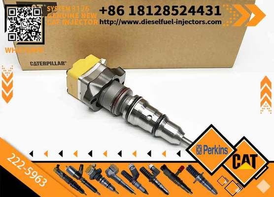Common Rail Fuel Injector 222-5963 10R-1262 CAT 3126B 222 5963 10R 1262 Injector for Caterpillar Machinery Diesel Engine Parts