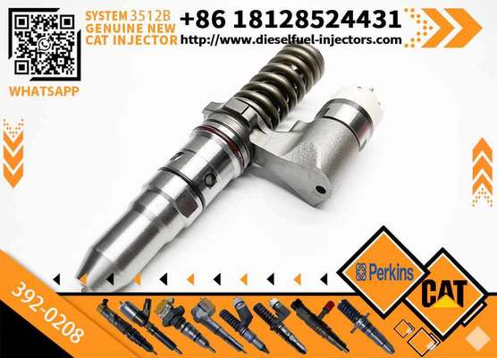Excavator Parts 392-0208 Fuel Injector 3920208 20R-1272 20R1272 for CAT 3508B 3512B 3516B 3512C 3516C